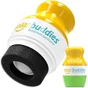 Solar Buddies Sunscreen Applicator – Green– Refillable Roll-on Sponge for Sunscreens &amp; Lotions – For Kids, Adults &amp; Families – Holds 3.4Fl Oz – Perfect for Travel
