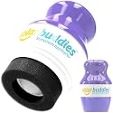 Solar Buddies Sunscreen Applicator – Purple– Refillable Roll-on Sponge for Sunscreens &amp; Lotions – For Kids, Adults &amp; Families – Holds 3.4Fl Oz – Perfect for Travel