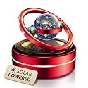 Solar Dashboard Spinner Sun Powered Kinetic Car Diffuser (Solarium Red)
