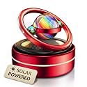Solar Dashboard Spinner Sun Powered Kinetic Car Diffuser (Celestial Red)