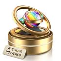 Solar Dashboard Spinner Sun Powered Kinetic Car Diffuser (Celestial Gold)