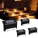 Solar Deck Lights Outdoor IP65 Waterproof Solar