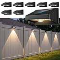 Solar Fence Lights Outdoor,3CCT 3 Modes Fence Lights Solar Powered,8Pack
