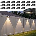 Solar Fence Lights Outdoor,3CCT 3 Modes Fence Lights Solar Powered,20Pack