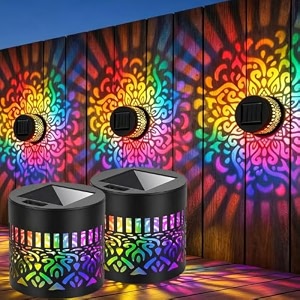 Solar Mandala Lights Outdoor Wall 7 Color