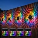 Solar Mandala Lights Outdoor Wall 7 Color