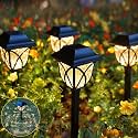 Solar Pathway Lights – Waterproof Outdoor Garden Lights for Yard, Lawn, Patio – Auto On/Off LED Landscape Lighting, Decorative Solar Walkway Lights (2)