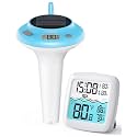 Solar Pool Thermometer Floating Easy Read, Digital Thermometer Wireless