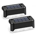 Solar-Powered Deck Lights Outdoor Waterproof LED Step