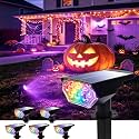 6 Pack Solar Spotlights Outdoor, RGB Color Changing, 7 Lighting Modes