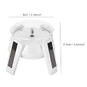 ᵀᴹ : Solar Powered Rotating Jewellery Ring Bracelet Watch Display Stand (No Batteries or Charger Required) (PACK OF 1)