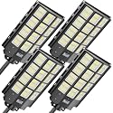 Solar Street Light 8000W, Solar Outdoor Lights Waterproof, 240000LM 8000K Solar Powered Parking Lot Light Dusk to Dawn with Outside Motion Sensor LED Lights, Wide Angle Street Lamp