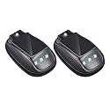 Solar Waterproof Cab Roof Lights, Solar Cab Lights for Truck with Remote, Wireless No Drill Solar Powered Cab Lights,Waterproofing,for Truck SUV Rvs Decoration (2PCS)