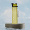 Solara Sipper Water with Motivational Time Marker, Leakproof, office, Gym, 1 L Tritan Bottle