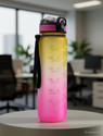 Solara Sipper Water with Motivational Time Marker, Leakproof, office, Gym, 1 L Tritan Bottle