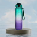 Solara Sipper Water with Motivational Time Marker, Leakproof, office, Gym, 1 L Tritan Bottle