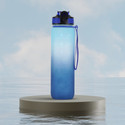 Solara Sipper Water with Motivational Time Marker, Leakproof, office, Gym, 1 L Tritan Bottle