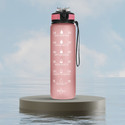Solara Sipper Water with Motivational Time Marker, Leakproof, office, Gym, 1 L Tritan Bottle