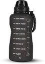 Solara Sipper Water Bottle with Motivational Time Marker, Leakproof, office, Gym, 3.8 L Tritan Bottle