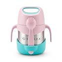 SOLARA GoJar Insulated Food Jar with Handle 320ml, Pink Teal