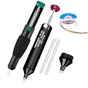 Solder Sucker Desoldering Pump with Spare nozzle, Desoldering Wick, Vacuum Pump Solder Remover Tool for Electronics Repair