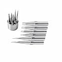 Soldering Iron Tips Replacement Weller ET Series,with Metal Bracket, suitable for WE1010NA WE1010 WCC100 WES50/51 WESD51 Soldering Station, PES51 LR21 Soldering Pen Soldering Tips (7)