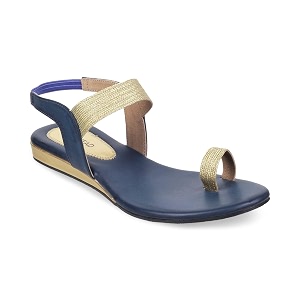 SOLE HEAD Black Flat Women Sandal