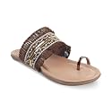 SOLE HEAD Bronze Women Flat Sandal