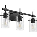 SOLFART 3 Lights Black Vanity Lights for