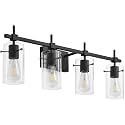 SOLFART 4 Lights Vanity Light Black Bathroom