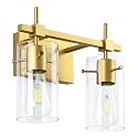 SOLFART Gold Bathroom Light Fixtures 2 Light