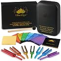 Solfeggio Tuning Forks Sound Healing Set, 7 Frequencies with Affirmations