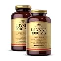 Solgar L-Lysine 1000 mg, 250 Tablets - Enhanced Absorption and Assimilation - Promotes Integrity of Skin and Lips - Collagen Support - Amino Acids - Non-GMO, Vegan, Gluten Free-250 Servings(Pack of 2)