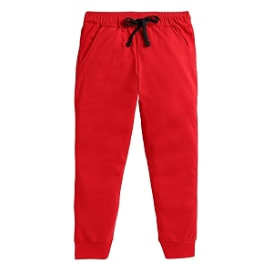 Solid Color Boys Pure Cotton Track Pant