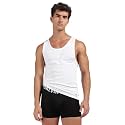 Solid Cotton Sleeveless Vest