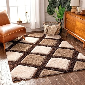 Solid Fluffy Rugs and Carpet for Hall