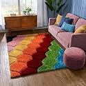 Solid Fluffy Rugs and Carpet for Hall