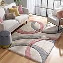 Solid Fluffy Rugs and Carpet for Hall