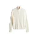 Solid Half Zipper Long Sleeve Winter Wear