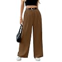 Solid High Waist Straight Korean Loose Pleated