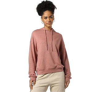 Solid Long Sleeves Hooded Neck Sweatshirt with