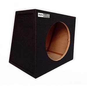 solid mdf enclosure for sub woofer sound box 12 inch