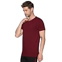 Solid Men Round Neck White T-Shirt