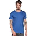 Solid Men Round Neck White T-Shirt