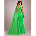 Solid Net Saree for women with Unstitched