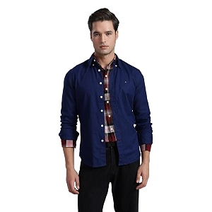 Solid Regular fit Cotton Shirt