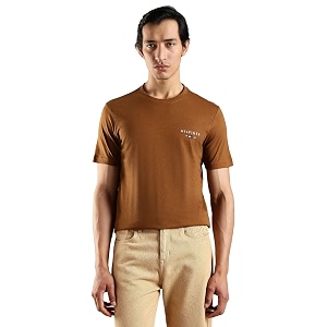 Solid Regular Fit Cotton T-Shirt