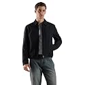 Solid relaxed fit polyester jacket