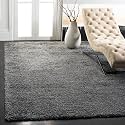 Solid Shaggy Carpets and Rugs for Bedroom