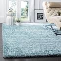 Solid Shaggy Carpets and Rugs for Bedroom